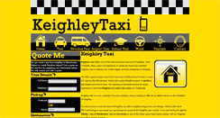 Desktop Screenshot of keighleytaxi.co.uk