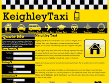 Tablet Screenshot of keighleytaxi.co.uk